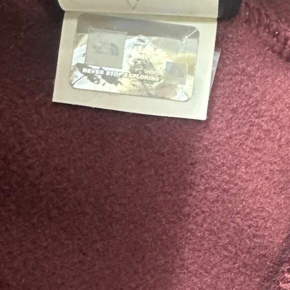 The North Face Suprema Full Zip Hoodie Jacket Womens size XL Burgundy - Picture 6 of 7